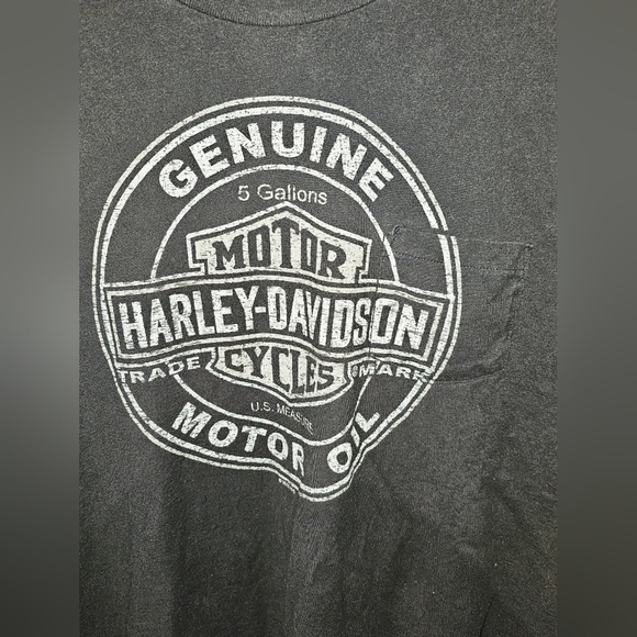 Harley Davidson Motorcycles Calgary, Alberta  Pocket Shirt Size XL - Picture 4 of 5